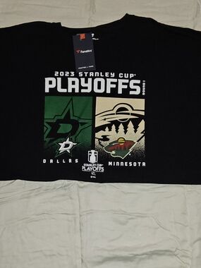 Fanatics Black Dallas vs Minnesota Playoffs Graphic Tee